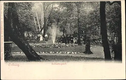 Ak Coburg in Oberfranken, Salvatorpark