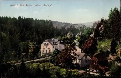 Ak Hölle Naila in Oberfranken, Adams Gasthof