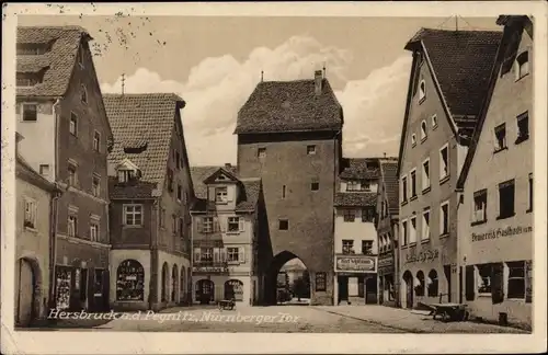 Ak Hersbruck in Mittelfranken, Nürnberger Tor