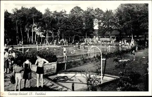 Ak Castrop Rauxel im Ruhrgebiet, Parkbad, Badegäste