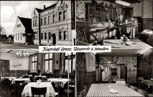 Ak Bösperde Menden im Sauerland, Jägerhof Lenze, Innenansichten