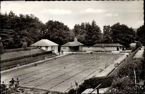 Ak Menden im Sauerland, Schwimmbad Leitmecke