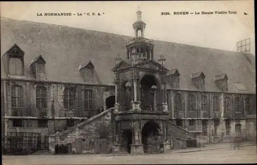 Ak Rouen Seine Maritime, La Haute Vieille Tour