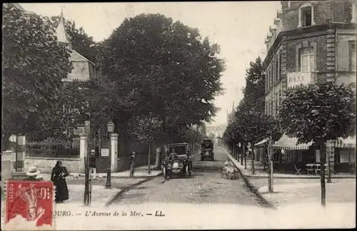 Ak Cabourg Calvados, L'Avenue de la Mer