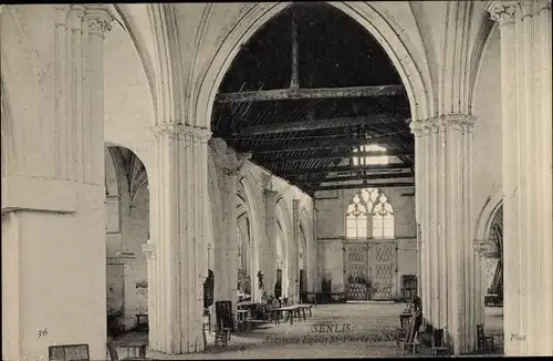 Ak Senlis Oise, Ancienne Eglise Saint Pierre