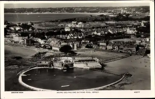 Ak Jersey Kanalinseln, Havre des Pas, Bathing Pool
