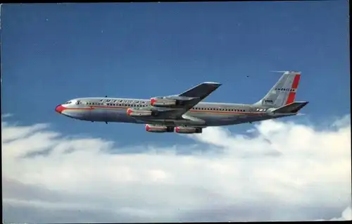 Ak Amerikanisches Passagierflugzeug, Boeing 707 Jet, American Airlines