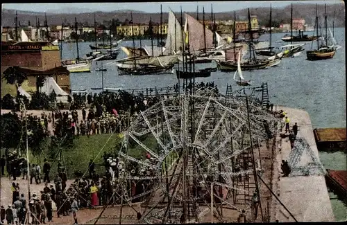 Ak Thessaloniki Griechenland, The remains of a Zeppelin destroyed near Salonica
