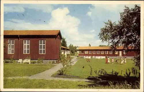 Ak Frillesås Schweden, Minnesgarden, Vallersvik