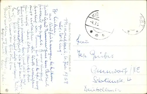 Ak Middelfart Dänemark, Henner Frisers Hus