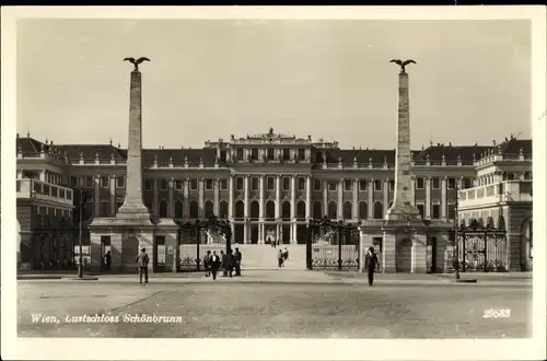 Ak Wien 13 Hietzing Österreich, Schönbrunn, Frontalansicht