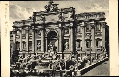 Ak Roma Rom Lazio, Fontana di Trevi