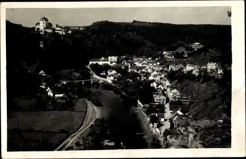Foto Ak Vranov nad Dyjí Frain an der Thaya Südmähren, Panorama