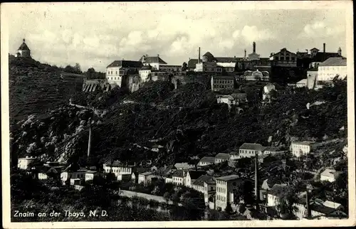 Ak Znaim an der Thaya Niederösterreich, Panorama