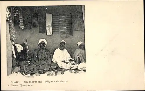 Ak Niger, Un marchand indigene de tissus