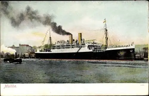Ak HAPAG Dampfer Moltke