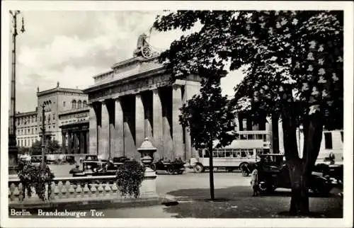 Ak Berlin Mitte, Brandenburger Tor