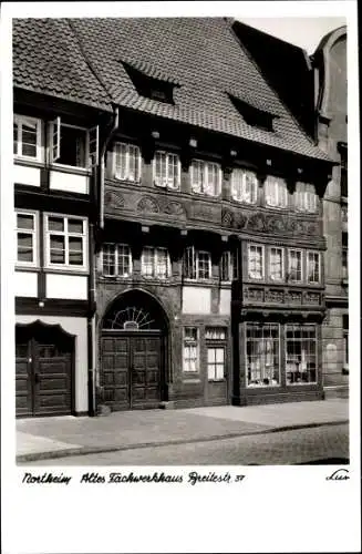 Foto Ak Northeim in Niedersachsen, Altes Fachwerkhaus Breitestraße 37, Lux Nr.9