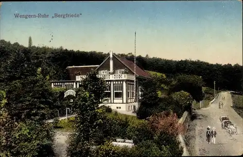 Ak Wengern Wetter an der Ruhr, Gasthaus Bergfriede