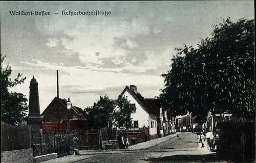 Ak Mörfelden Walldorf in Hessen, Kelsterbacher Straße