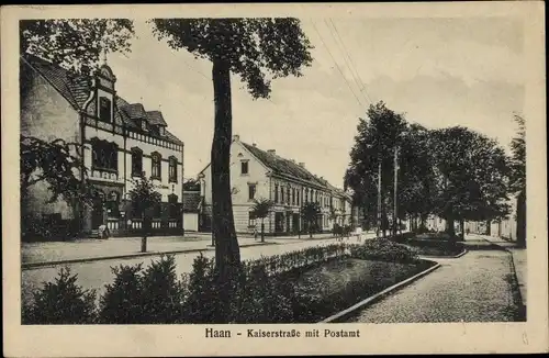 Ak Haan im Rheinland, Kaiserstraße, Postamt