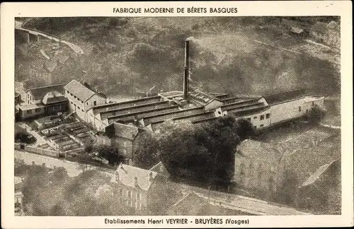 Ak Bruyères Vosges, Etablissements Henri Veyrier, Fabrique Moderne de Berets Basques