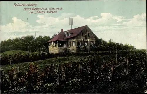 Ak Scharrachbergheim Elsass Bas Rhin, Scharrachberg, Hotel Restaurant Scharrach