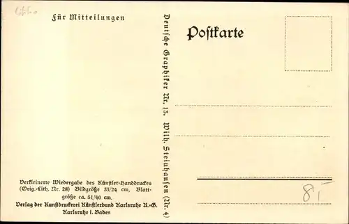 Künstler Ak Steinhausen, Wilh., Befiehl du deine Wege, Engel