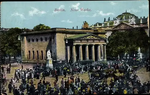 Ak Berlin, Neue Wache, Denkmal, Unter den Linden