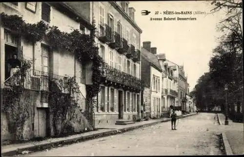Ak Néris les Bains Allier, Avenue Boisrot Desserviers
