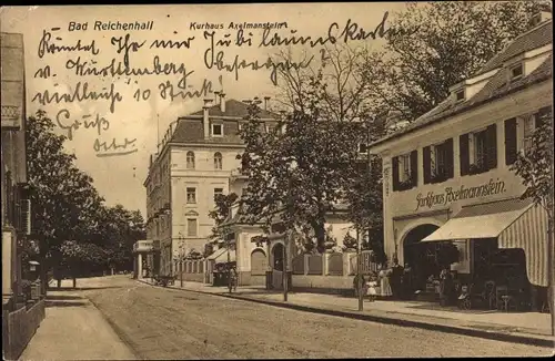 Ak Bad Reichenhall in Oberbayern, Kurhaus Axelmanstein