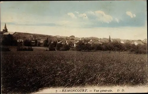 Ak Remoncourt Vosges, Vue generale