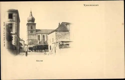 Ak Remiremont Lothringen Vosges, L'Eglise