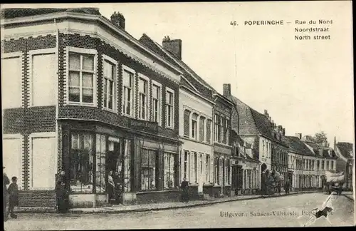 Ak Poperinghe Poperinge Westflandern, Rue du Nord