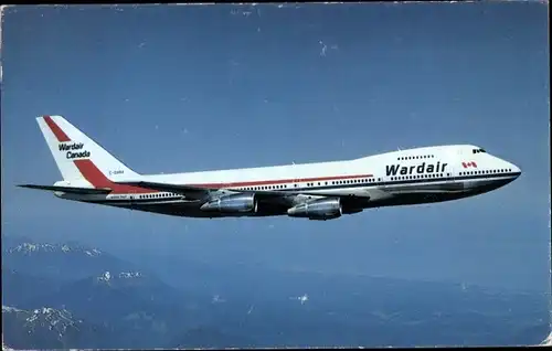 Ak Wardair Canada, Boeing 747, Passagierflugzeug