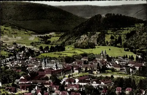 Ak Amorbach im Odenwald Unterfranken, Panorama
