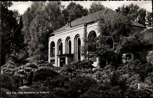 Ak Bad Orb in Hessen, Badehaus im Kurpark