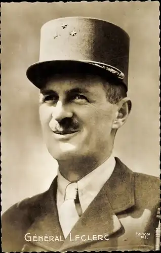 Ak General Jacques-Philippe Leclerc de Hauteclocque, Portrait