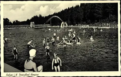 Ak Halver in Westfalen, Strandbad Herpine