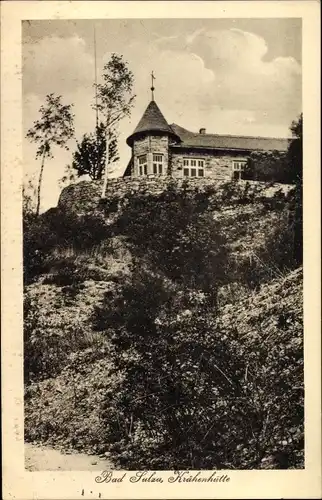 Ak Bad Sulza im Weimarer Land Thüringen, Blick zur Krähenhütte