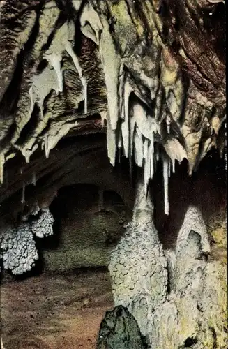 Ak Rübeland Oberharz am Brocken, Hermannshöhle, Kristallkammer