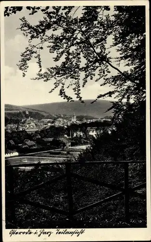 Ak Osterode am Harz, Teilansicht