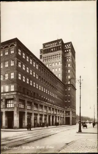 Ak Düsseldorf am Rhein, Wilhelm Marx Haus