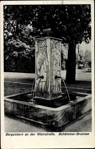 Ak Bad Bergzabern an der Weinstraße Pfalz, Bohämmer Brunnen