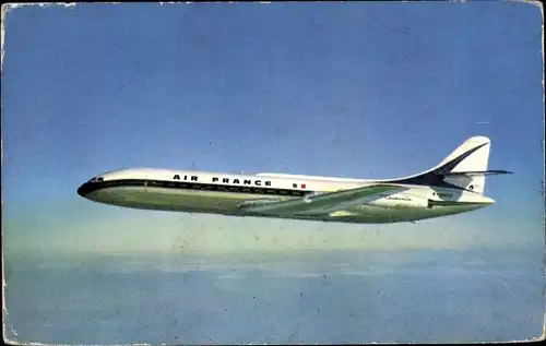 Ak Französisches Passagierflugzeug, Caravelle, Air France
