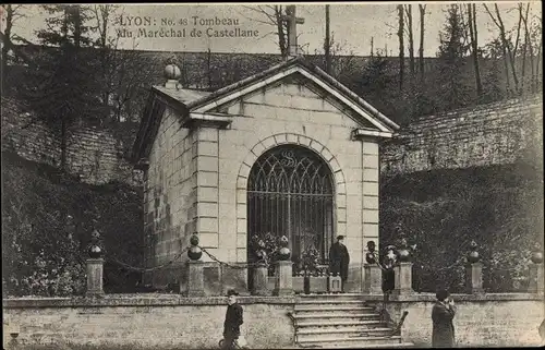Ak Lyon Rhône, Tombeau du Maréchal de Castellane
