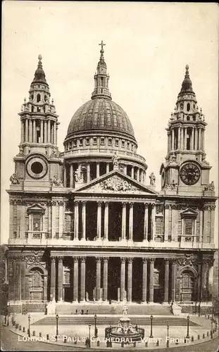 Ak London City England, St. Paul's Cathedral