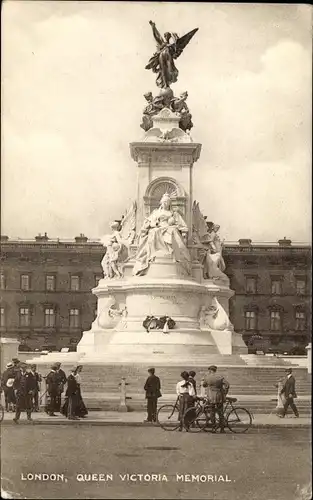 Ak London City England, Queen Victoria Memorial