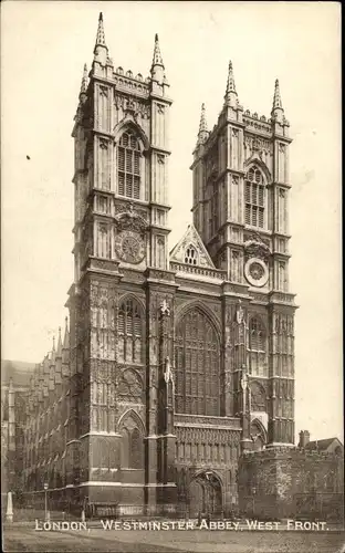Ak London City England, Westminster Abbey