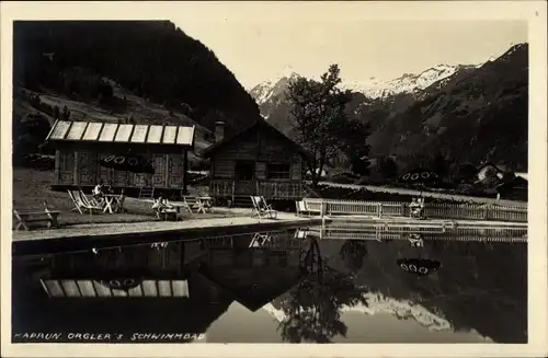 Ak Kaprun in Salzburg, Orglers Schwimmbad